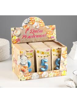 Шоу-бокс со свечами для торта 