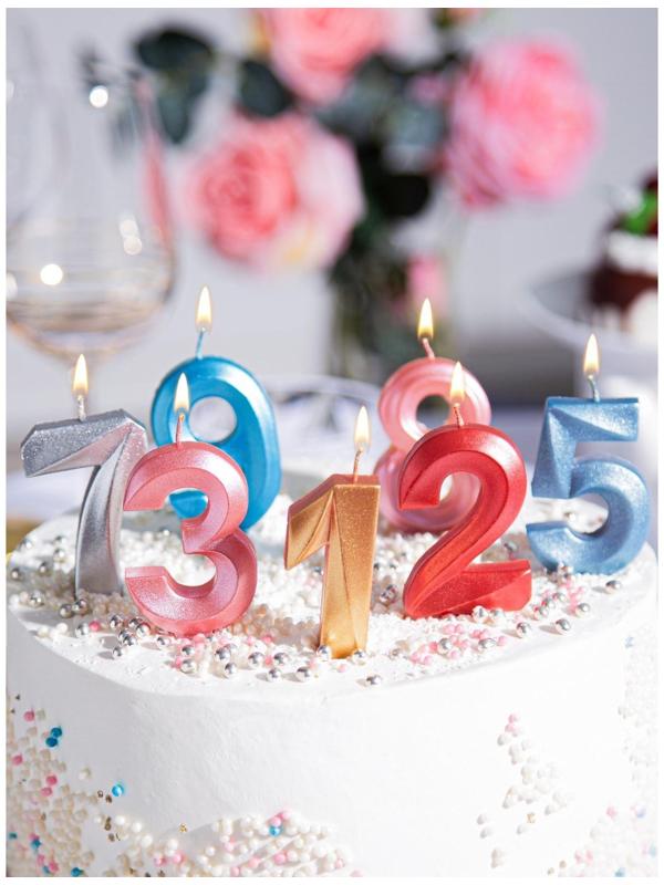 Шоу-бокс со свечами для торта 