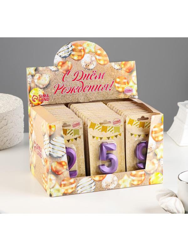 Шоу-бокс со свечами для торта 