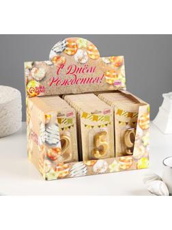 Шоу-бокс со свечами для торта 