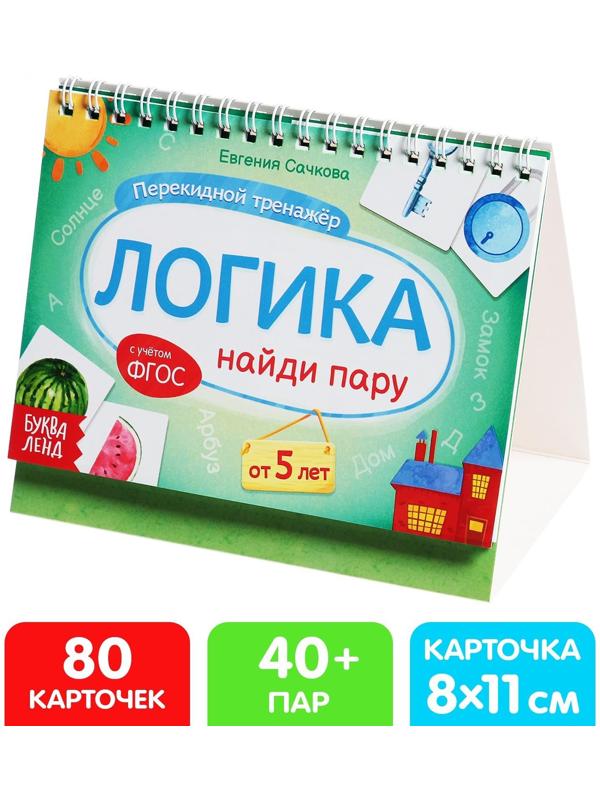 Перекидной тренажёр «Логика», от 5 лет