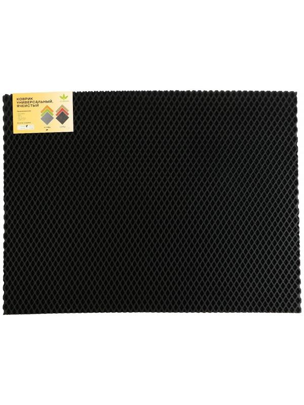 Коврик eva универсальный Grand Caratt, Ромб 50 х 67 см, черный