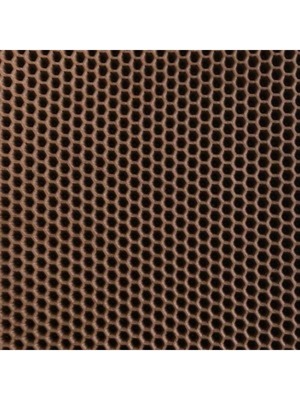 Коврик eva универсальный Grand Caratt, Соты 50 х 67 см, коричневый