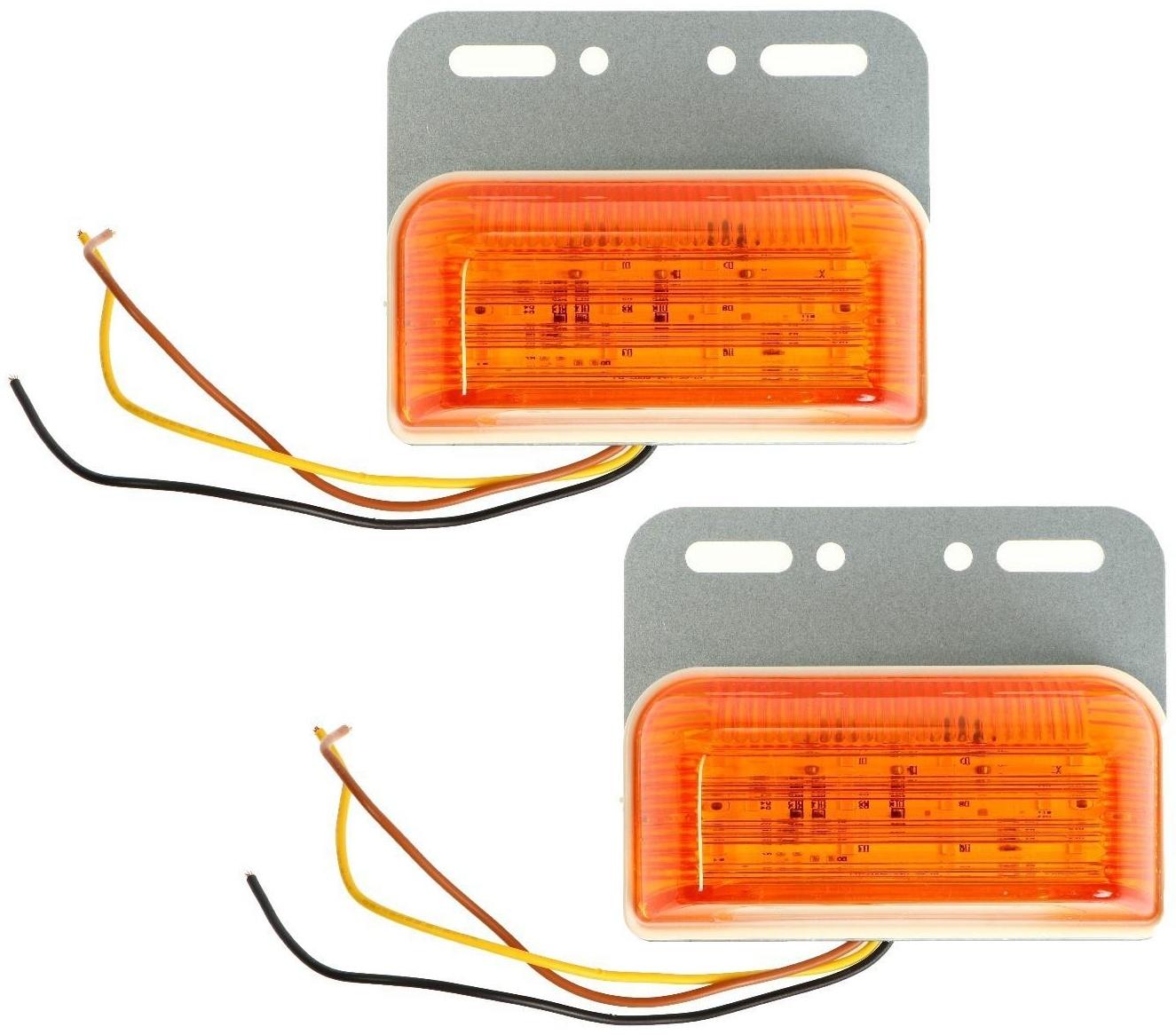 Светодиодная лампа C2R для грузовых, 24 В, 6500 К, белый свет, 10.5 х 5 cм, 2 шт