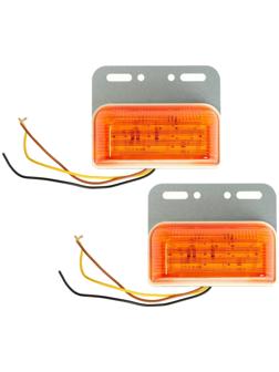 Светодиодная лампа C2R для грузовых, 24 В, 6500 К, белый свет, 10.5 х 5 cм, 2 шт