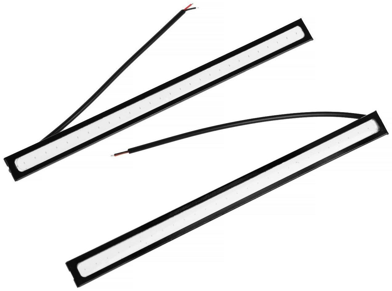 Дневные ходовые огни MZ0010 COB, 12 В, синий свет, набор 2 шт