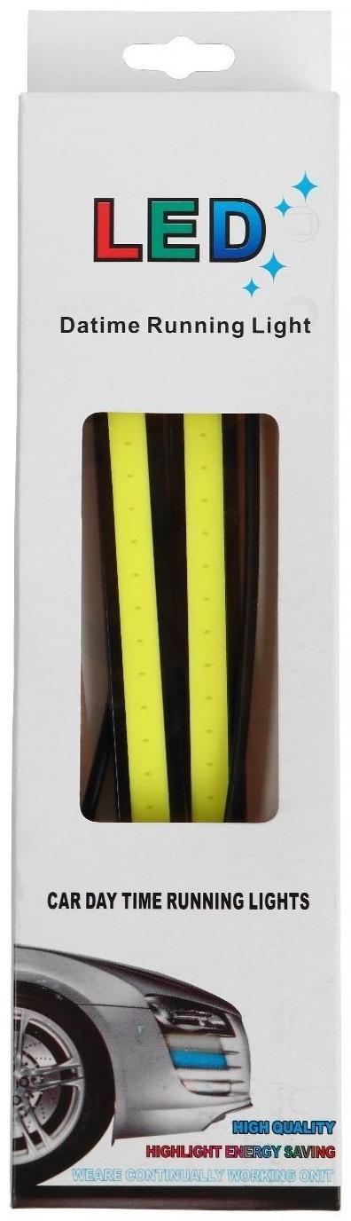 Дневные ходовые огни MZ0009 COB, 12 В, белый свет, 2 шт