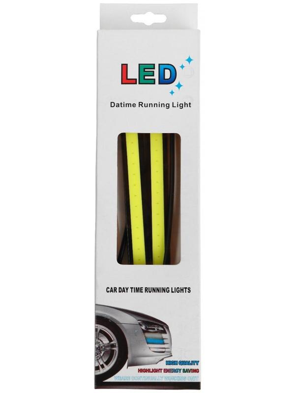 Дневные ходовые огни MZ0009 COB, 12 В, белый свет, 2 шт