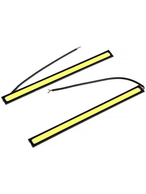 Дневные ходовые огни MZ0009 COB, 12 В, белый свет, 2 шт