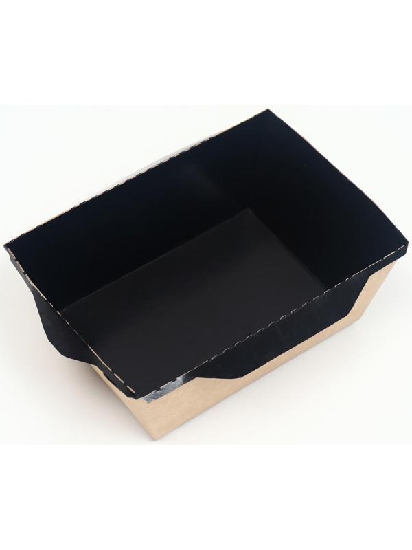 Упаковка, салатник с прозрачной крышкой, 10 х 8,5 х 5,5 см, 0,45 л