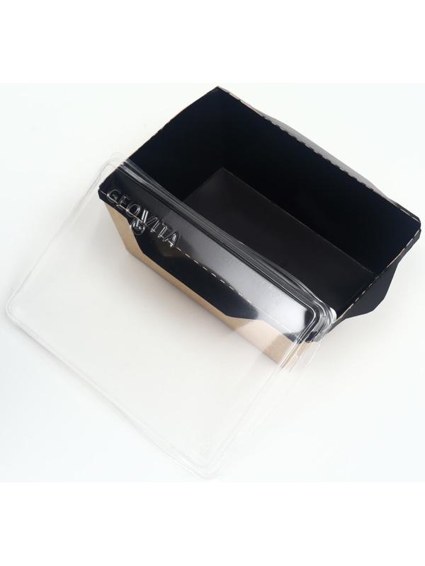 Упаковка, салатник с прозрачной крышкой, 10 х 8,5 х 5,5 см, 0,45 л