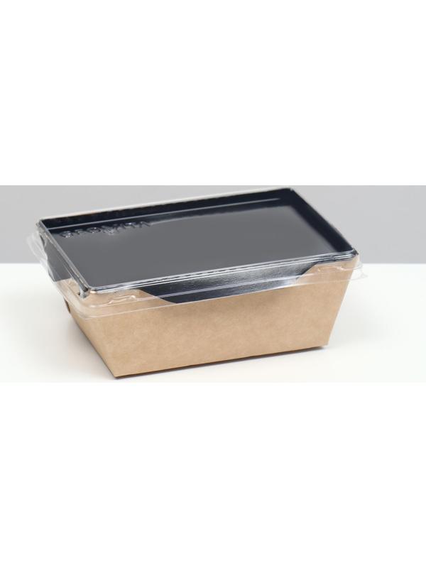 Упаковка, салатник с прозрачной крышкой, 10 х 8,5 х 5,5 см, 0,45 л