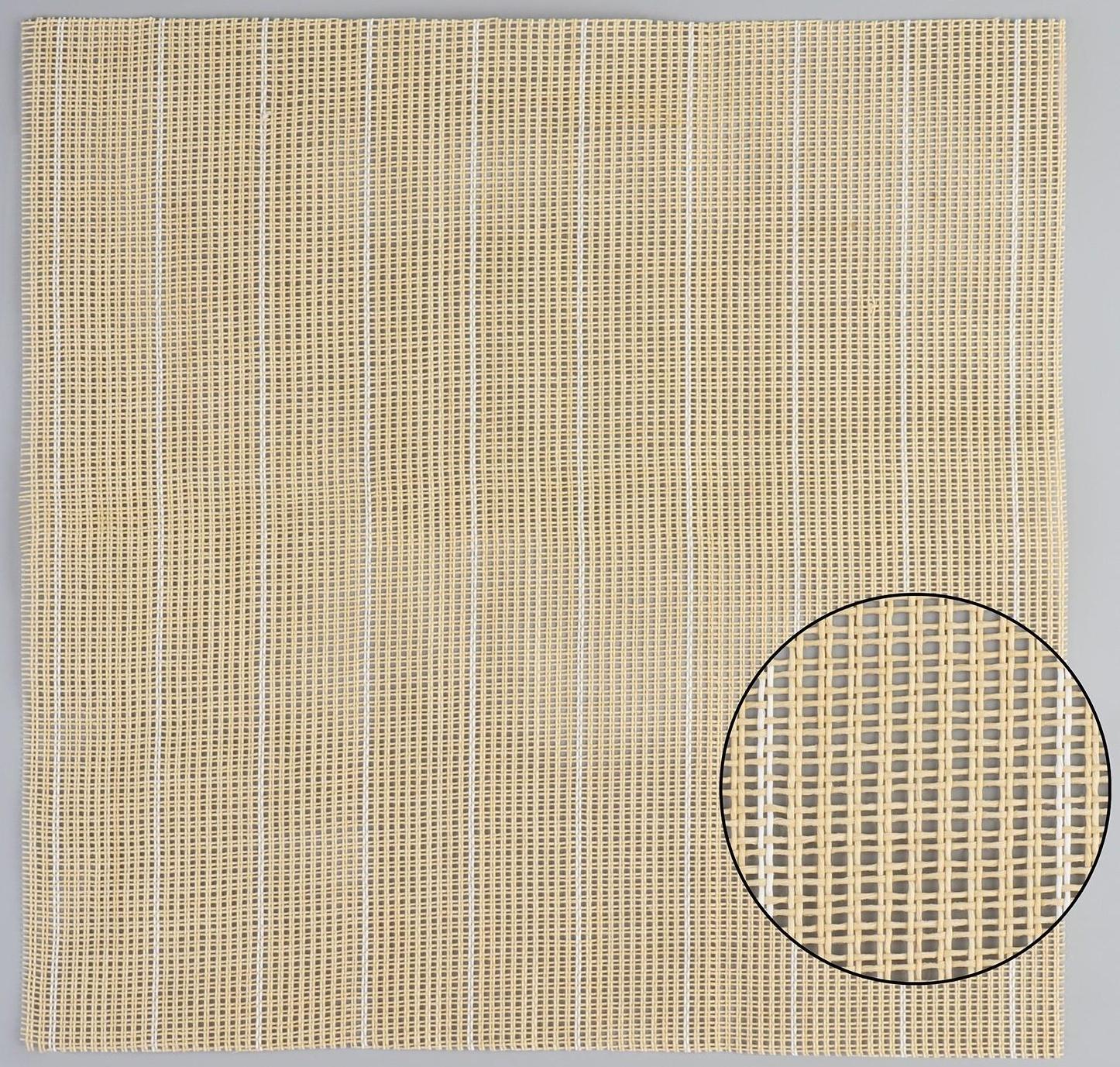 Канва для вышивания ковра, страмин, 45 × 45 ± 2 см, цвет бежевый