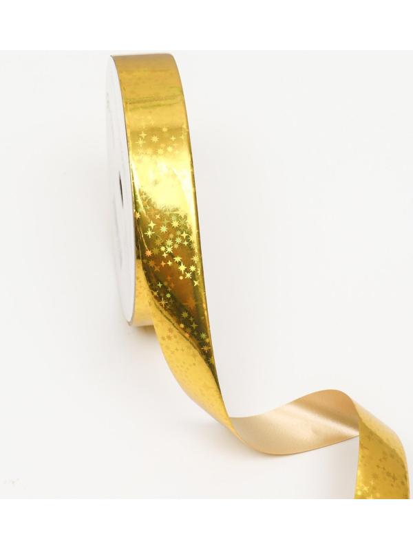 Лента для декора и подарков, звезды, 2 см х 45 м