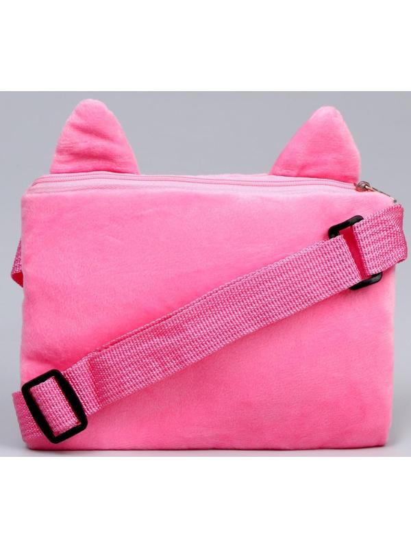 Сумка детская «Плюшевый котик», 17х13х3 см