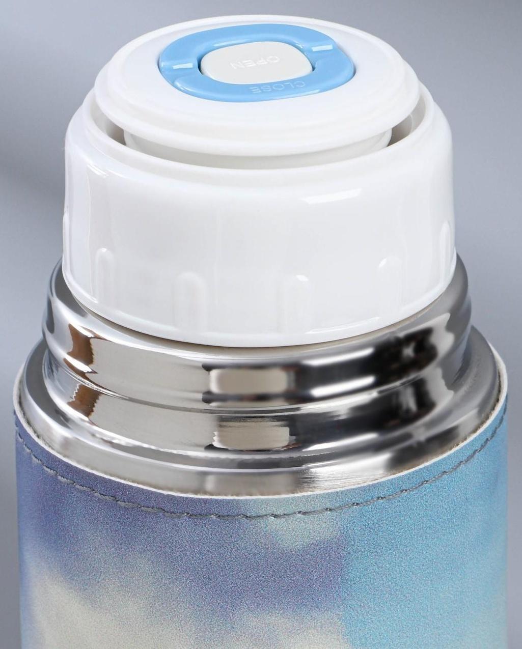 Термос «Гора» в кожзаме, MODE FORREST, 750 мл, время сохранения тепла 6-12 ч