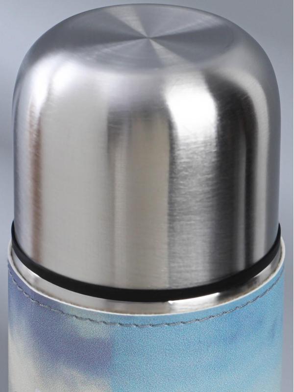 Термос «Гора» в кожзаме, MODE FORREST, 750 мл, время сохранения тепла 6-12 ч