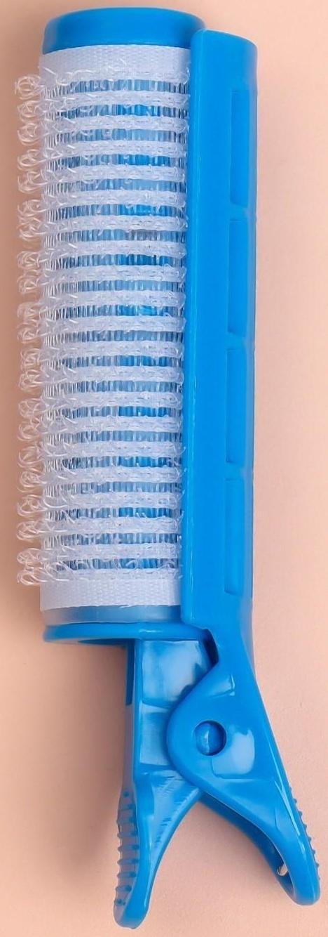 Бигуди-зажим для чёлки, d = 2,5 см, 10 см, цвет МИКС