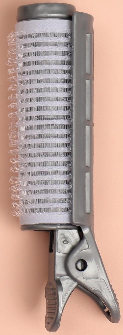 Бигуди-зажим для чёлки, d = 2,5 см, 10 см, цвет МИКС