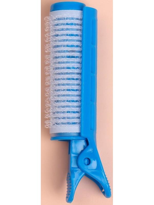 Бигуди-зажим для чёлки, d = 2,5 см, 10 см, цвет МИКС