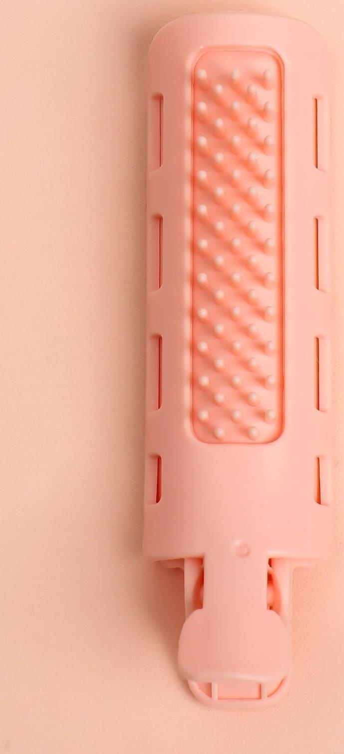 Бигуди-зажим для чёлки, d = 3,2 см, 11 см, цвет МИКС