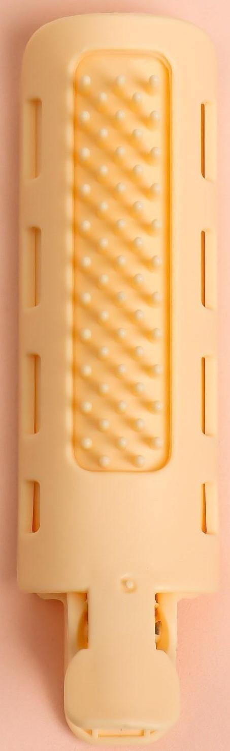 Бигуди-зажим для чёлки, d = 3,2 см, 11 см, цвет МИКС