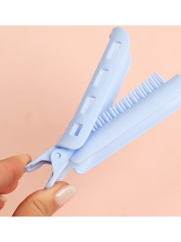 Бигуди-зажим для чёлки, d = 3,2 см, 11 см, цвет МИКС