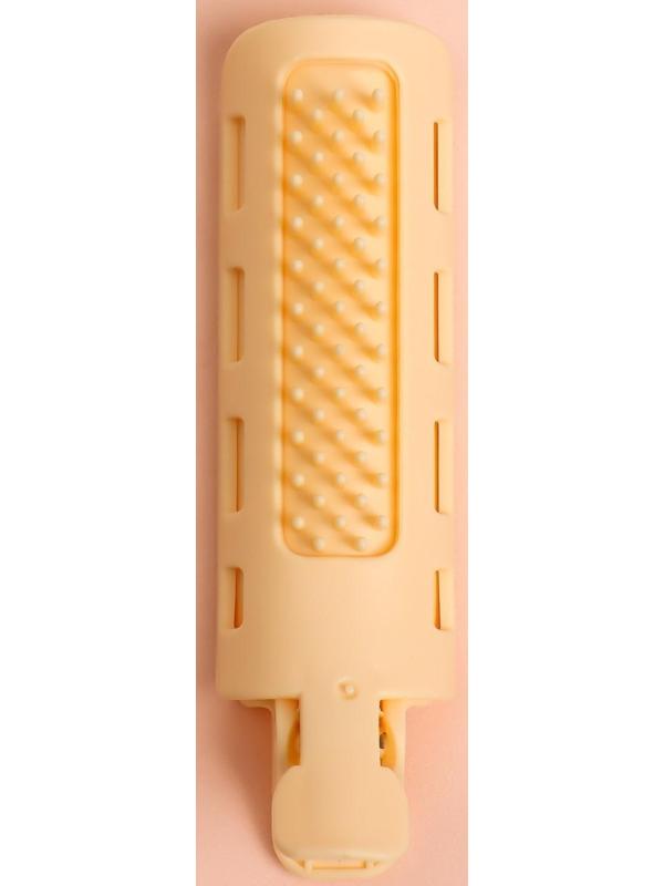 Бигуди-зажим для чёлки, d = 3,2 см, 11 см, цвет МИКС