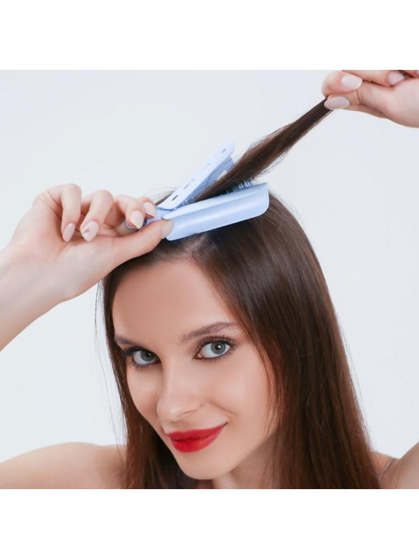 Бигуди-зажим для чёлки, d = 3,2 см, 11 см, цвет МИКС