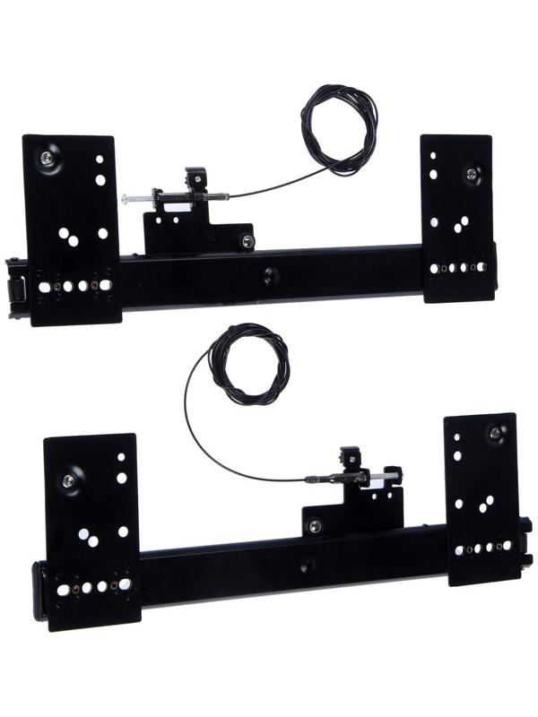 Комплект направляющих для поворотных дверей ТУНДРА L=350 мм., H=35 мм.