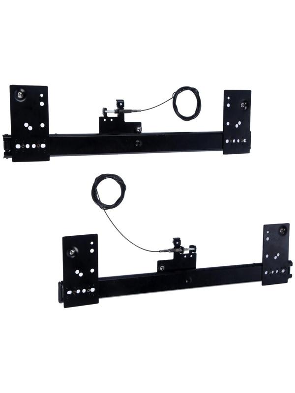 Комплект направляющих для поворотных дверей ТУНДРА L=450 мм., H=35 мм.