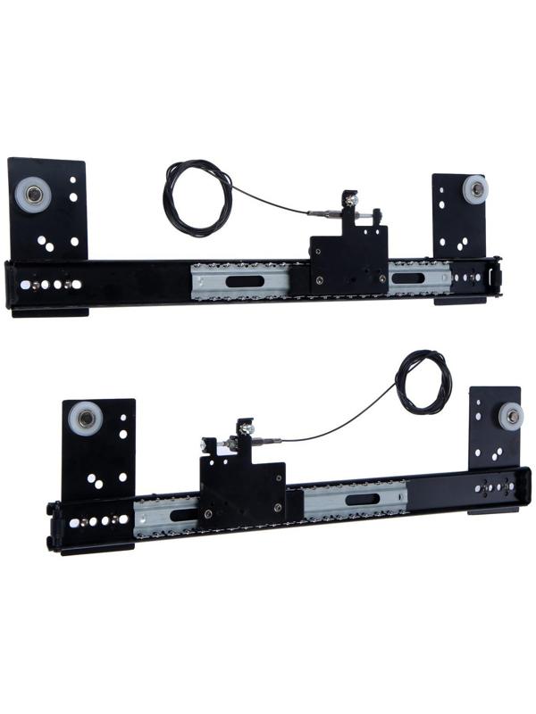 Комплект направляющих для поворотных дверей ТУНДРА L=450 мм., H=35 мм.