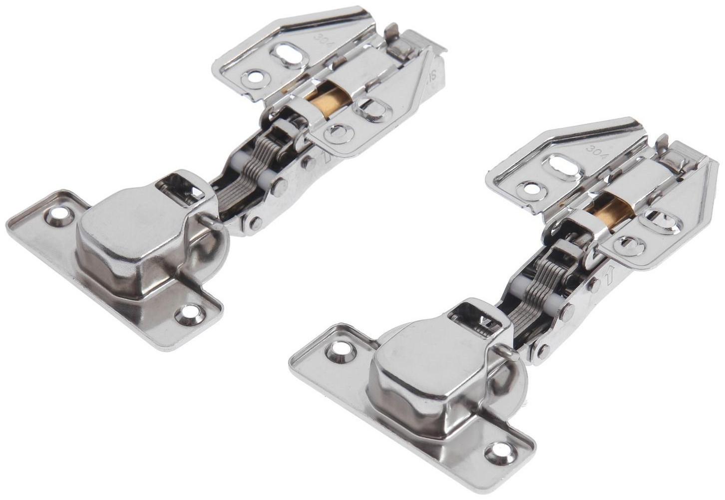 Комплект направляющих для поворотных дверей ТУНДРА L=550 мм., H=35 мм.