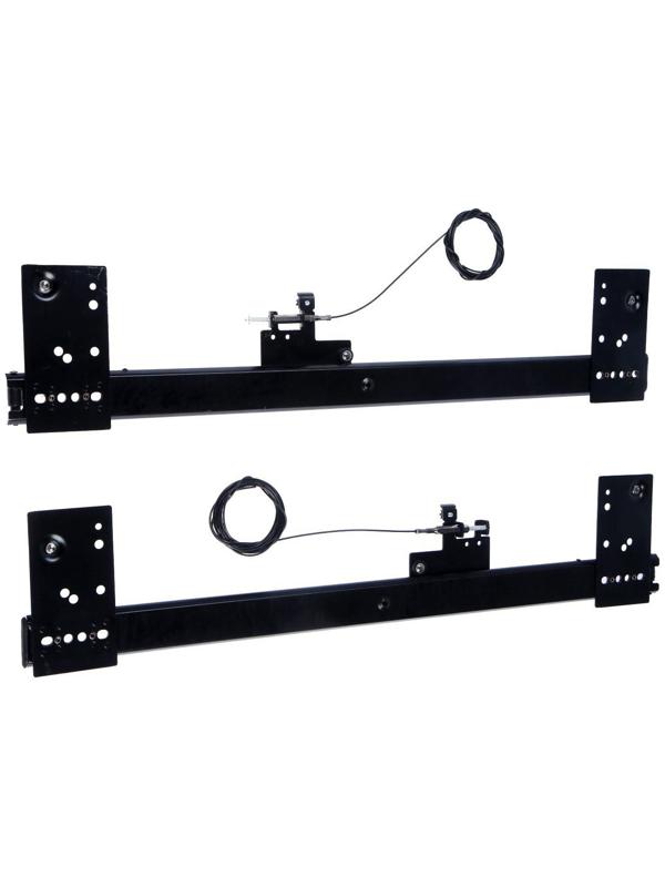 Комплект направляющих для поворотных дверей ТУНДРА L=550 мм., H=35 мм.