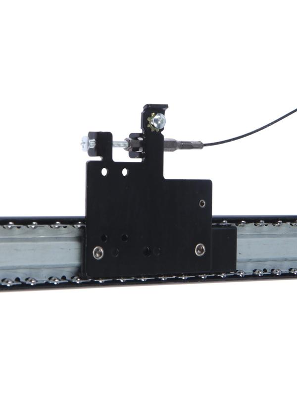 Комплект направляющих для поворотных дверей ТУНДРА L=600 мм., H=35 мм.