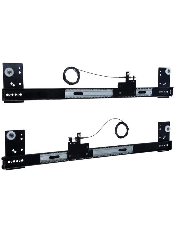 Комплект направляющих для поворотных дверей ТУНДРА L=650 мм., H=35 мм.