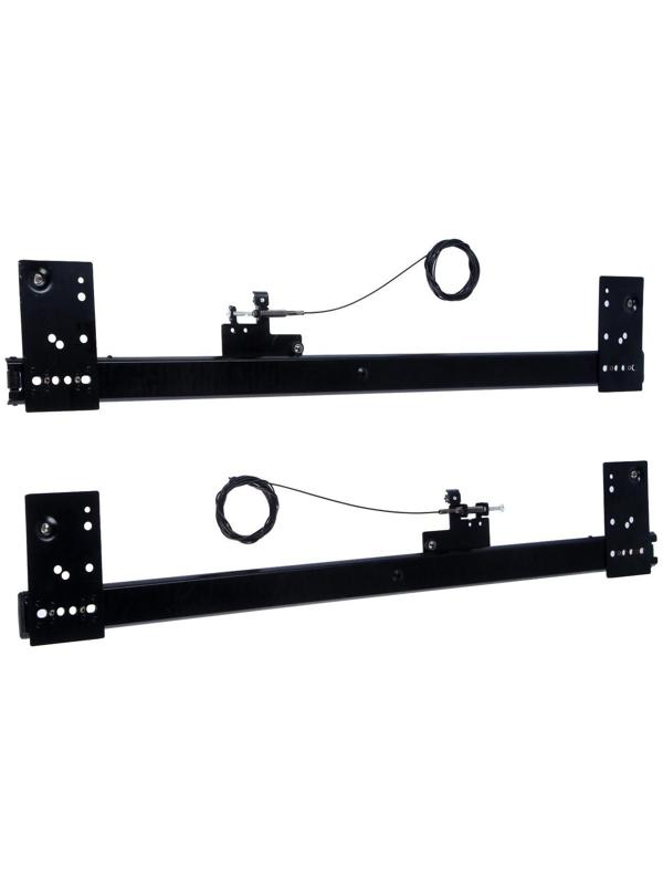 Комплект направляющих для поворотных дверей ТУНДРА L=650 мм., H=35 мм.