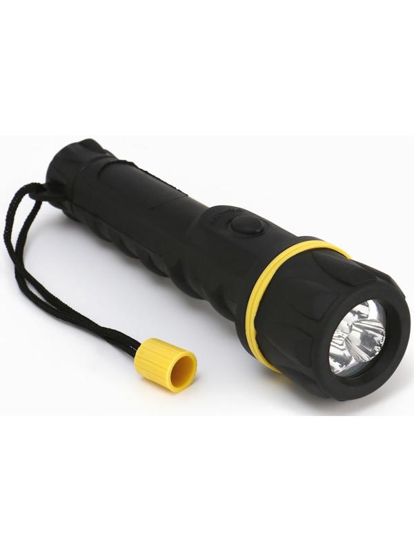 Фонарь ручной, 1 Вт, LED, 2 AA, 15 х 3.5 см