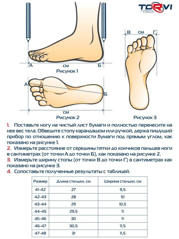 Сменный 4 - слойный вкладыш в сапоги 