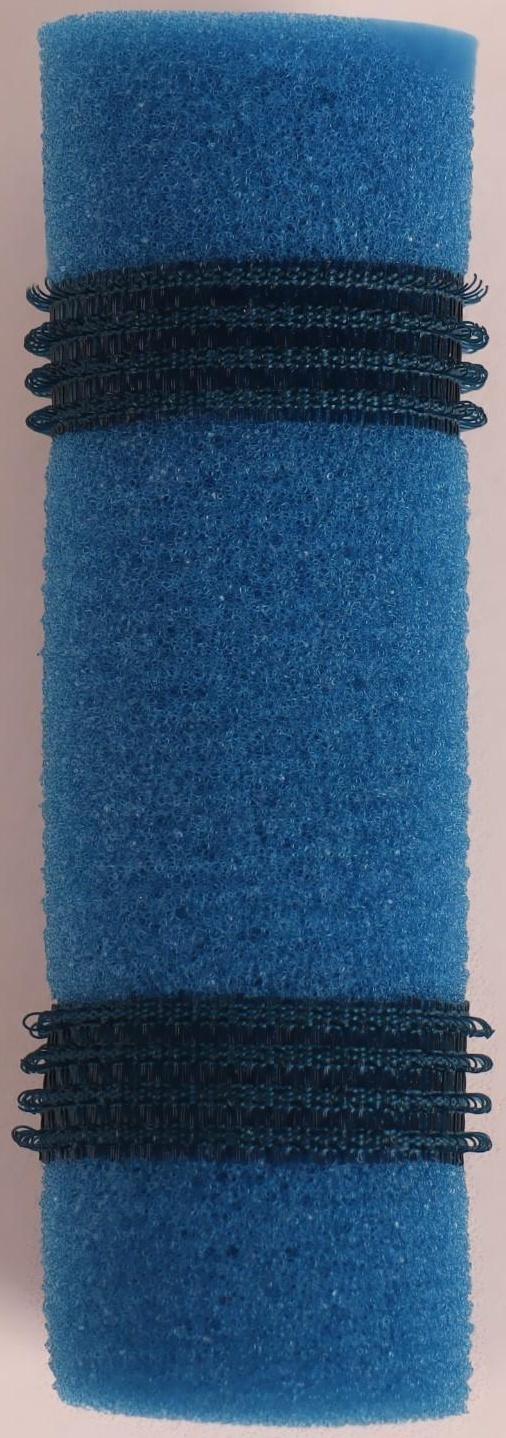 Бигуди с липучкой, d = 3 см, 9,5 см, 4 шт, цвет синий