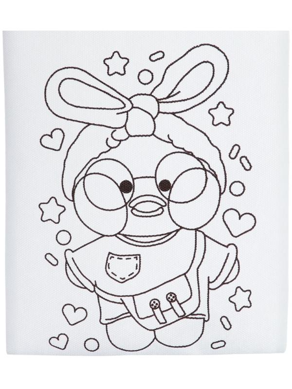 Сумка-Шоппер, раскраска «Уточка» 20 × 27 см