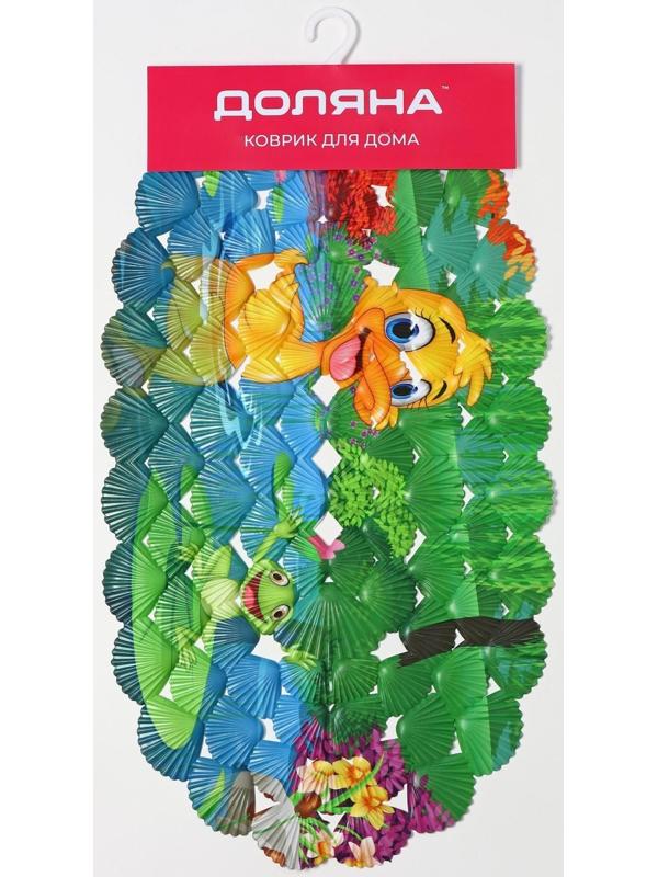 SPA-коврик для ванны на присосках Доляна «Утёнок и Лягушонок», 36×67 см