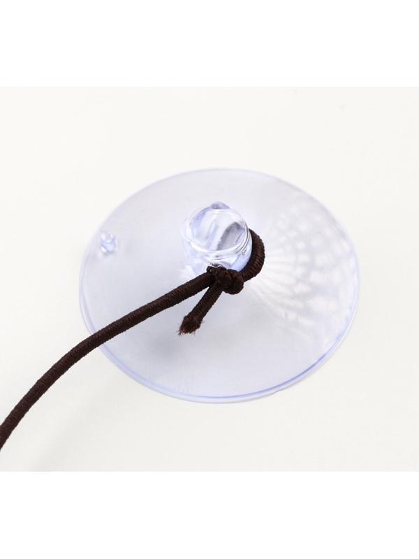 Шарик для кошек на присоске с бубенчиком 