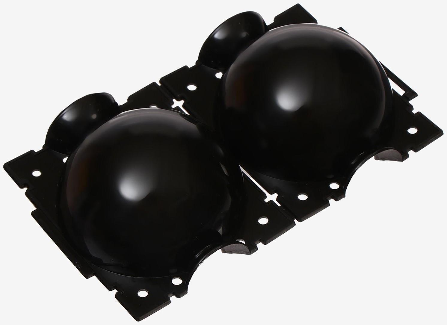 Шар для укоренения растений, d = 5,5 см, под ветку 0,5 см, чёрный