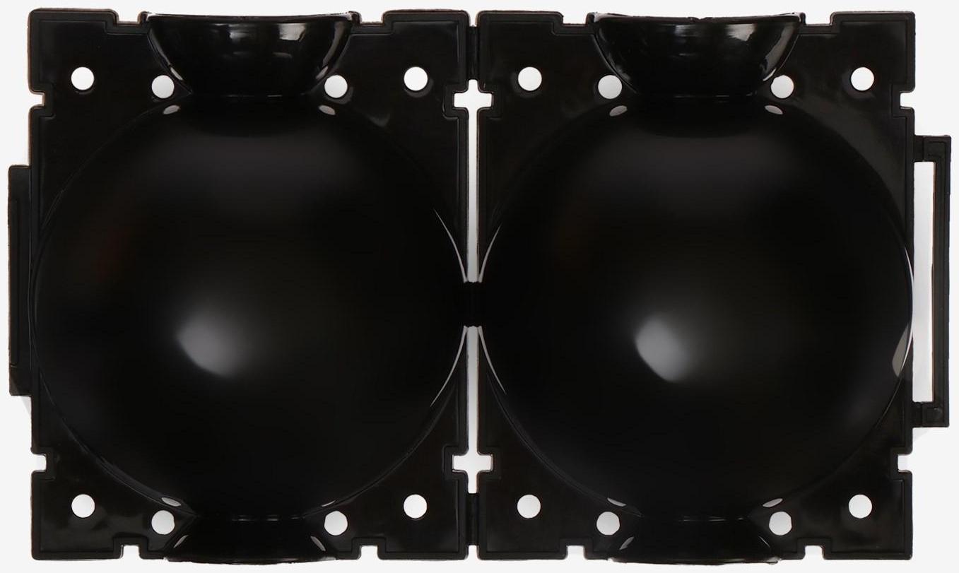 Шар для укоренения растений, d = 5,5 см, под ветку 0,5 см, чёрный