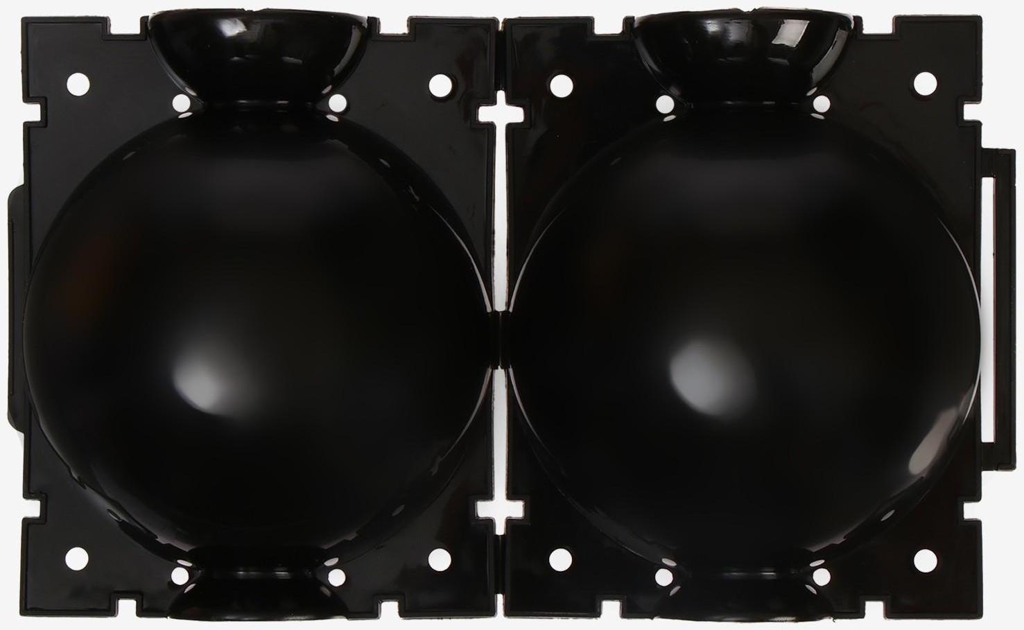 Шар для укоренения растений, d = 8 см, под ветку 1 см, чёрный