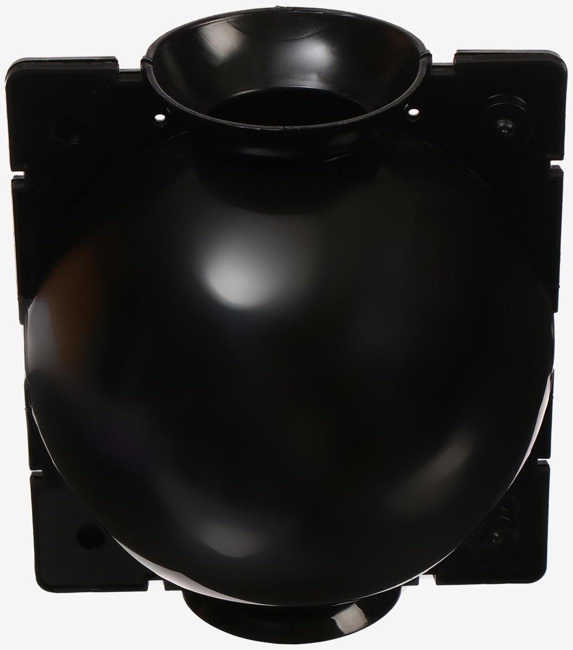 Шар для укоренения растений, d = 11,5 см, под ветку 1,6 см, чёрный