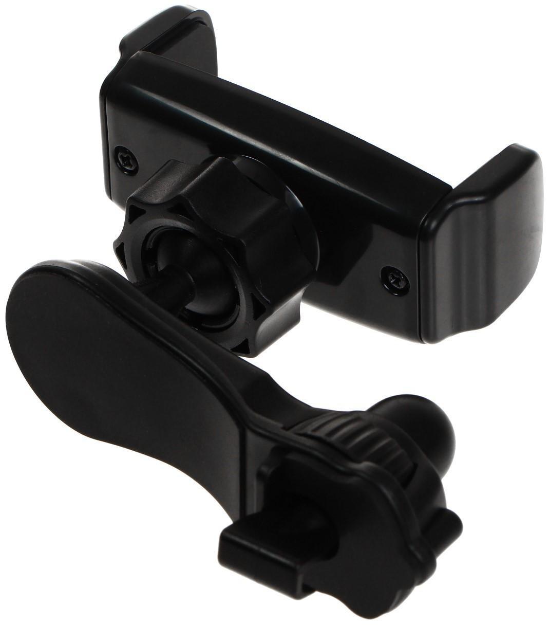 Держатель телефона Cartage в дефлектор, раздвижной 6-10 см, черный