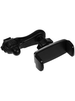 Держатель телефона Cartage в дефлектор, раздвижной 6-10 см, черный