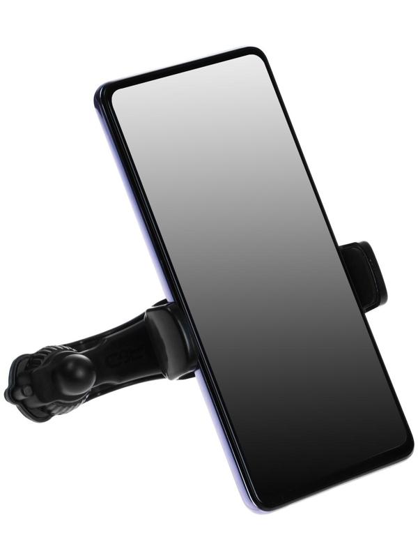 Держатель телефона Cartage в дефлектор, раздвижной 6-10 см, черный